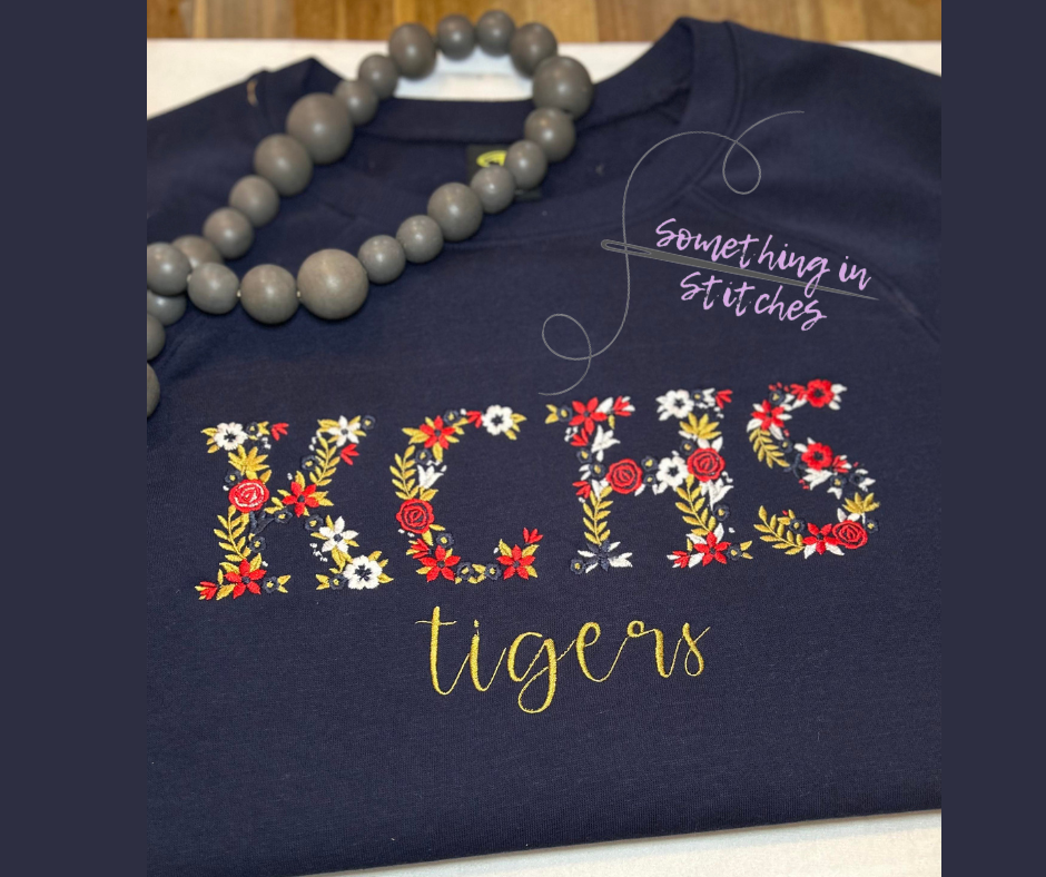 Floral School Letters