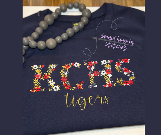 Floral School Letters