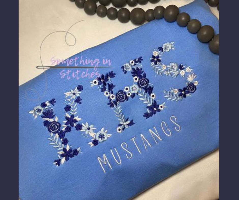 Floral School Letters