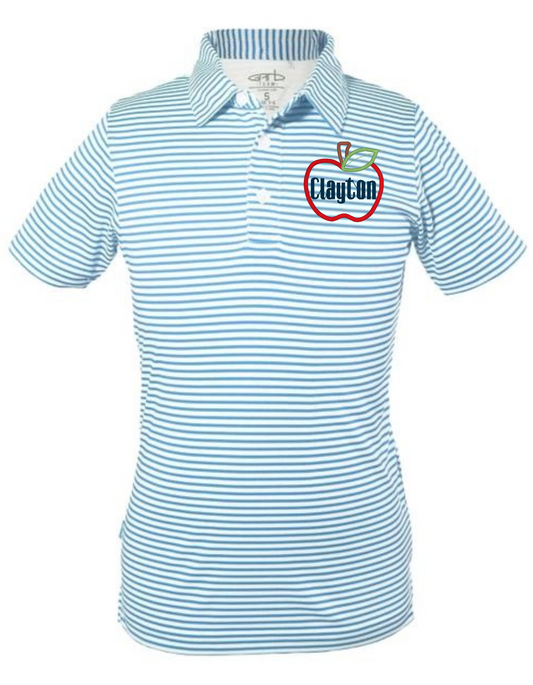 Apple outline polo